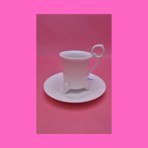 Xícara de Café Pezinho c/ Pires