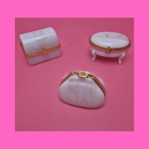 Minis Porta Joias c/ fecho de metal