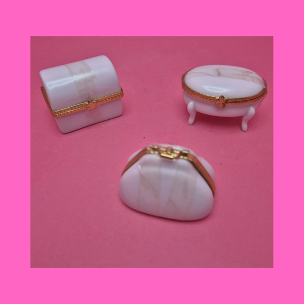 Minis Porta Joias c/ fecho de metal