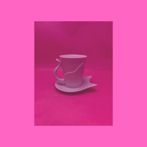 Xícara Cappuccino Gato c/ pires
