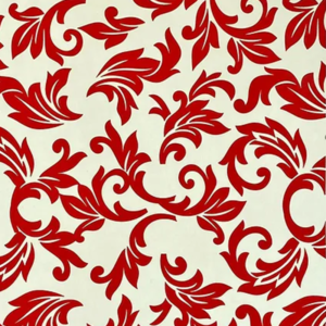 Arabescos Metalizados Vermelho