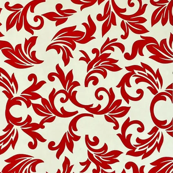 Arabescos Metalizados Vermelho