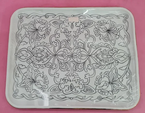 Bandeja Quadrada canetada