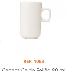 Caneca Caldo de Feijão 80ml
