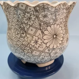 Cachepô Aba Onda Canetado