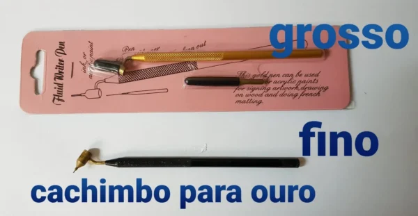Cachimbo para Aplicar Ouro