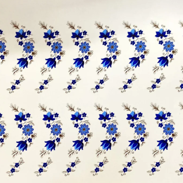 Flor de Borda Azul