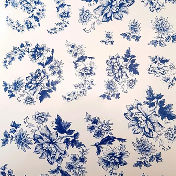 Floral Azul