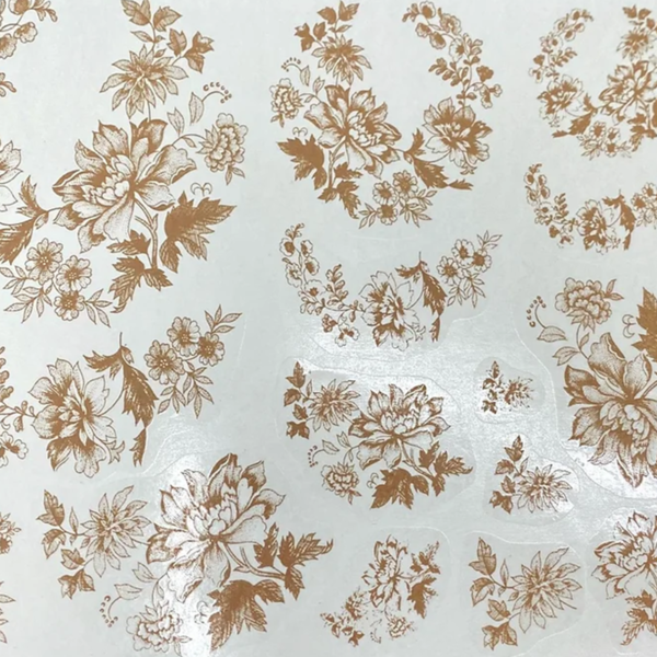 Floral Marrom