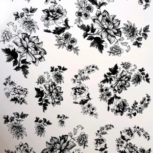 Floral Preto