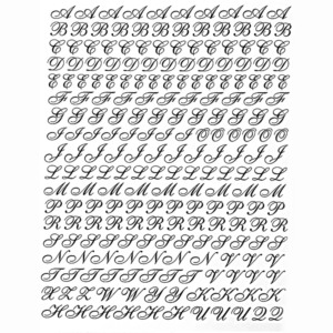 Folha das Letras Pretas
