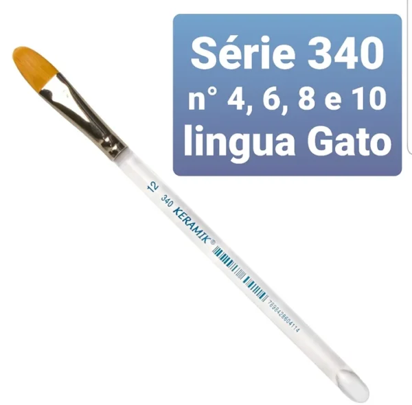 Pincel Língua de Gato