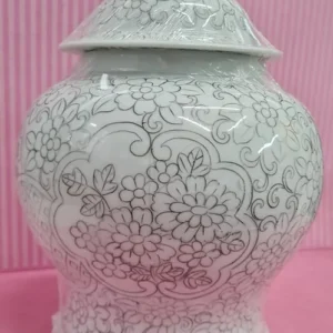 Potiche Bojudo c/ Tampa desenhado