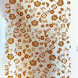 Tapete de Flores em Ouro