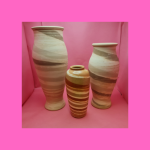 Vasos argila 3 Tons